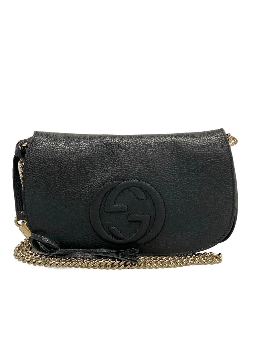 Gucci Soho Black Leather Shoulder Bag #305212G89B